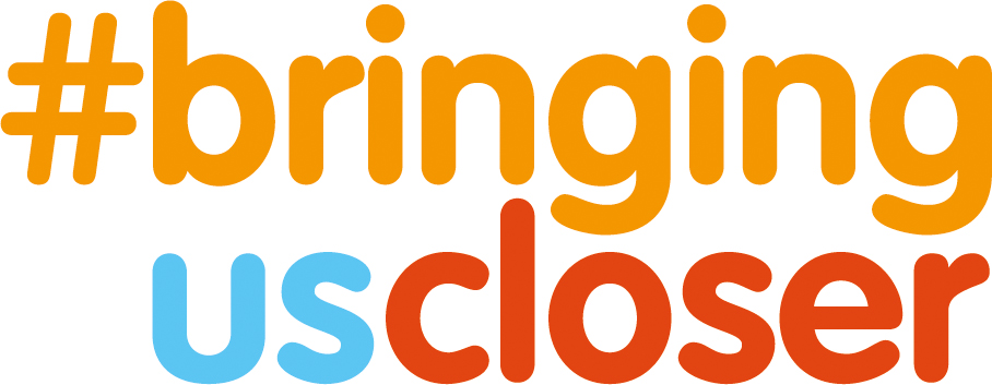 Logo #bringinguscloser - Motto Welt-MS-Tag 2018