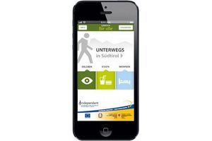 Smartphone- und Tablet-Applikation „Südtirol für alle“ © Magnolia
