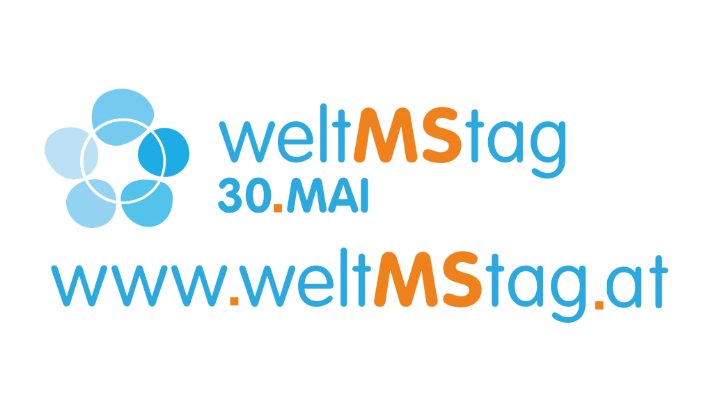 Logo Welt-MS-Tag: Der Welt-MS-Tag 2018 findet am 30. Mai 2018 statt und widmet sich der MS-Forschung.