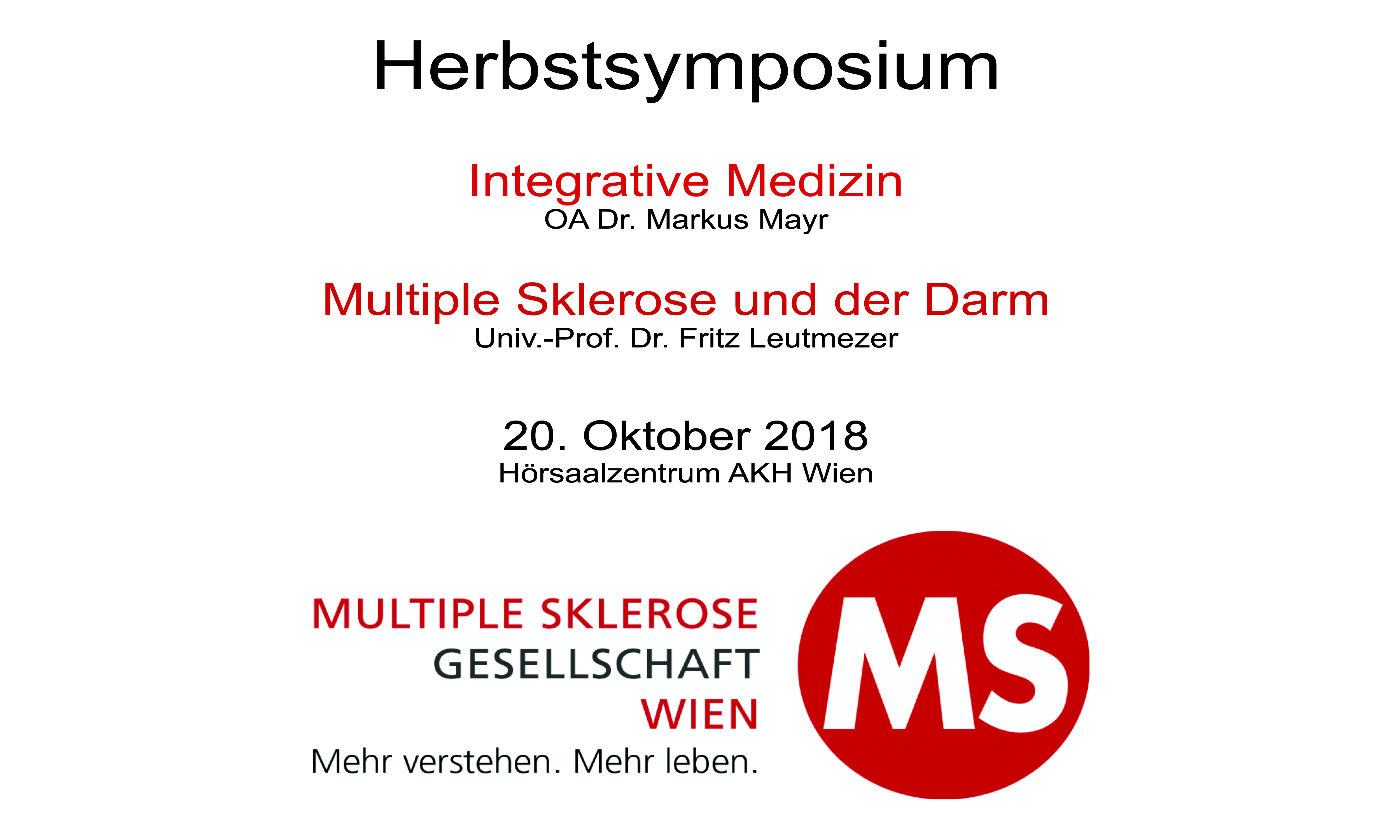 Herbstsymposium 2018