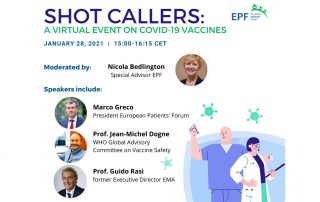 Online-Diskussion über COVID-19-Impfstoffe, Credit: European Patient´s Forum