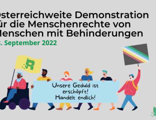 Inklusions-Demo am 28. September in ganz Österreich