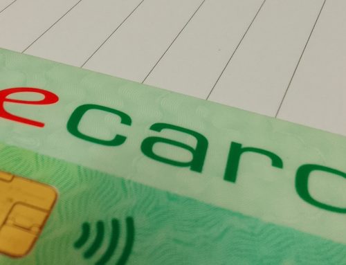 Europäische Krankenversicherungskarte befindet sich auf Rückseite der E-Card