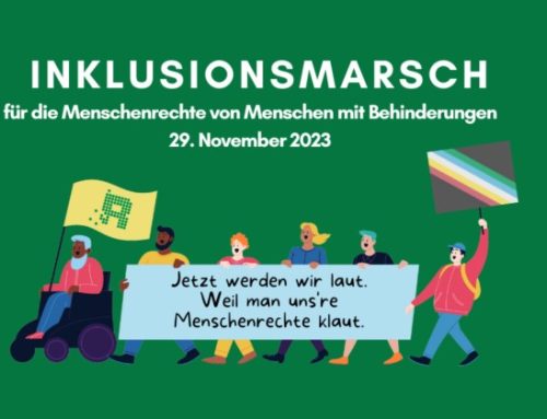 Inklusionsmarsch am 29. November 2023 in Wien